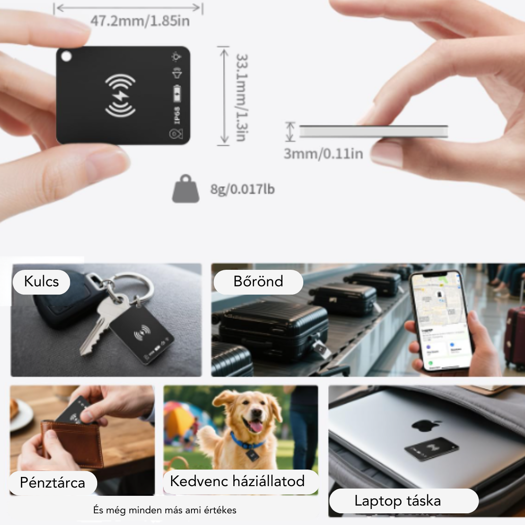 Mini GPS nyomkövető kártya